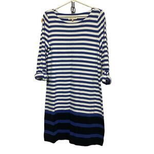 NEW Jones New York Sport Size Large Blue / White